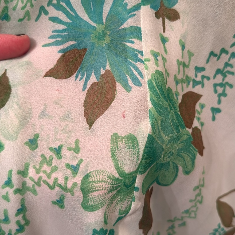 Lotus brand 1970s floral slip (vintage size 14) modern M/L maxi dress - Picture 6 of 7
